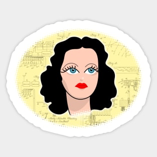 Hedy Lamarr Sticker